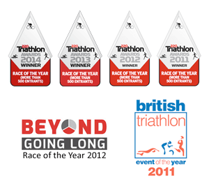 Awards for the Outlaw Triathlon