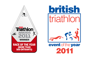 Awards for the Outlaw Triathlon